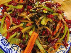 爆牛肚-长青菠菜面·烧烤