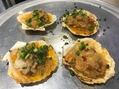 蒜蓉烤扇贝-烎记烧烤(蓝天花园店)