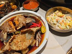 -草家酱蟹炭火烤肉店(珲春南路一店)