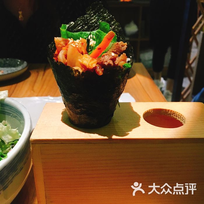maki house寿司泡菜肥牛手卷图片-北京寿司-大众点评网