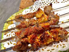 烤羊肉串-新疆红柳花餐厅(新洲店)