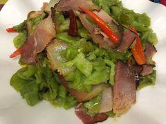 干笋炒腊肉-弘烨 贵州酸汤 鱼火锅(东财店)