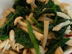 小蘑菇拌菠菜-顿顿吉祥·长安味道(启迪香山店)