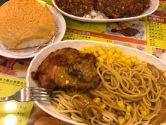 肉松鸡扒配意面-龙凤冰室