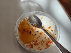 自制杏仁豆腐-天龙宝严素食馆(大兴善寺店)