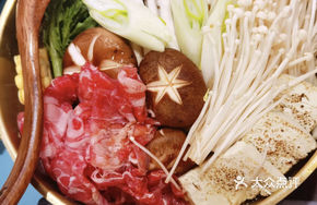 Beef and Kimchi Sukiyaki Hot Pot