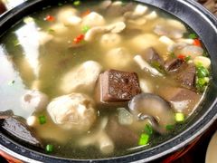 野菌菇鸭血面筋汤-张鸟园农家乐(张鸟园店)