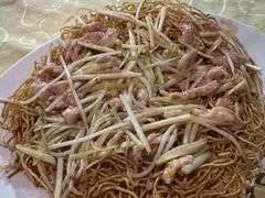 韭黄肉丝煎面-棠记大排档(海珠店)