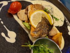 牛油白酒煎海鲈鱼-拾挚扒房(招商花园城店)