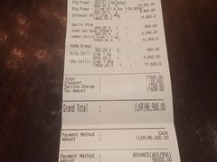 账单-Ministry of Crab(科伦坡店)