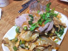 涼拌牛腱牛肚双拼-胡同彭家老铺 新疆拉面
