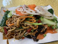 素菜拼盘-秦君宝手擀菠菜面(金花路店)
