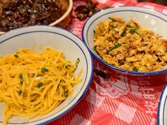 蟹黄咸蛋土豆丝-荆九爷爆炒桥头三嫩(浙大店)