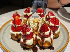 草莓忌廉华夫饼-BE BRIGHT KITCHEN(正佳广场店)