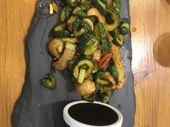 脆瓜炒猪颈肉-花溪雨·森林餐厅(石基店)