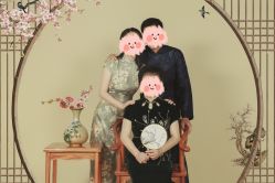 -时光纪亲子全家福照相馆(静安店母女写真父母纪念照)
