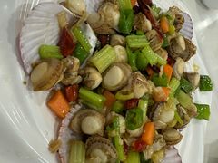 葱爆威海扇贝-威海渔村(黄兴路店)