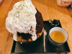 抹茶生乳かき氷-WONDER ICE 萬得冰田(建設路总店)