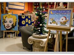 店内环境-瓦匠工社·马赛克·积木拼图·亲子手工DIY