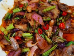 小炒肉-钰田大院·碳烤虹鳟鱼·怀柔地道农家菜(雁栖湖店)