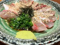 芝麻拌鰤鱼-九州酒场ひこぞう(1号店)