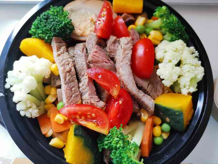 主厨沙拉·轻食(景芳店)-"第一次点他们家的外卖,卖相是很不错的,牛.