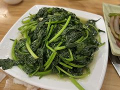 炒地瓜叶-力哥地道海南菜·联谊文昌鸡老店