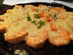 铁板蒜蓉烤虾-卯时·龙光雅宴·精致锡帮菜(惠山古镇店)