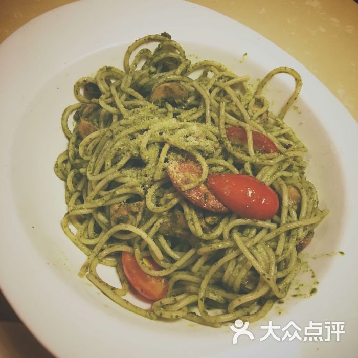 塔可墨西哥餐厅(虹悦城店)罗勒酱鸡肉意面图片 - 第2张