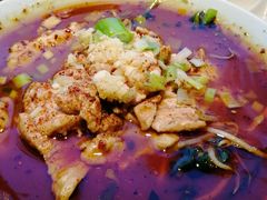 水煮肉片-吕氏疙瘩汤·新派鲁菜(东城万达广场店)