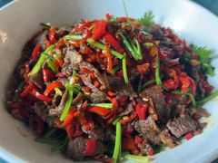 小炒黄牛肉-谢氏老金口七号宴(武昌大道店)