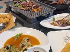 -海派美食·家宴海鲜青岛菜·石锅鲽鱼头(东方城店)