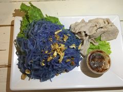 -蝶豆花蓝面条
