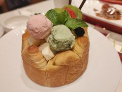面包冰淇淋水果沙拉-大鸭梨烤鸭(甘家口店)