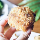 肉松和沙拉酱真的绝，搭配在一起太上头啦