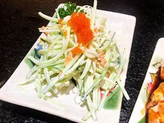 蟹子沙拉-虎焱炭火烧肉