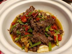菜籽油炒衡东黄牛肉-老湘村·湖南土菜(天河维多利店)
