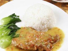 咖喱鸡扒饭-秋葵田创意料理(广安摩尔春天百货店)