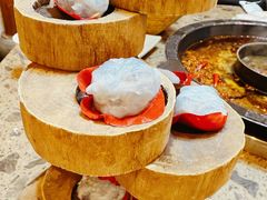 步步高鲜虾滑-渝大狮毛肚老火锅(解放碑店)