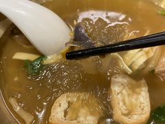 鸭血粉丝汤-龍堂蟹黄小笼包(万家丽店)