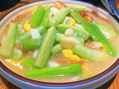 丝瓜荷包蛋-盐与味葱葱鲫鱼•自贡菜江湖菜(春熙店)
