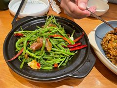 干锅五花肉芸豆丝-云海肴·汽锅鸡·云南菜(东坝金隅店)