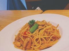 野菌鸡肉意面-菲滋意式餐厅(临平万达店)
