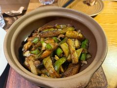 甜晒鲅鱼茄子煲-KŌNG胶东小馆(华熙店)