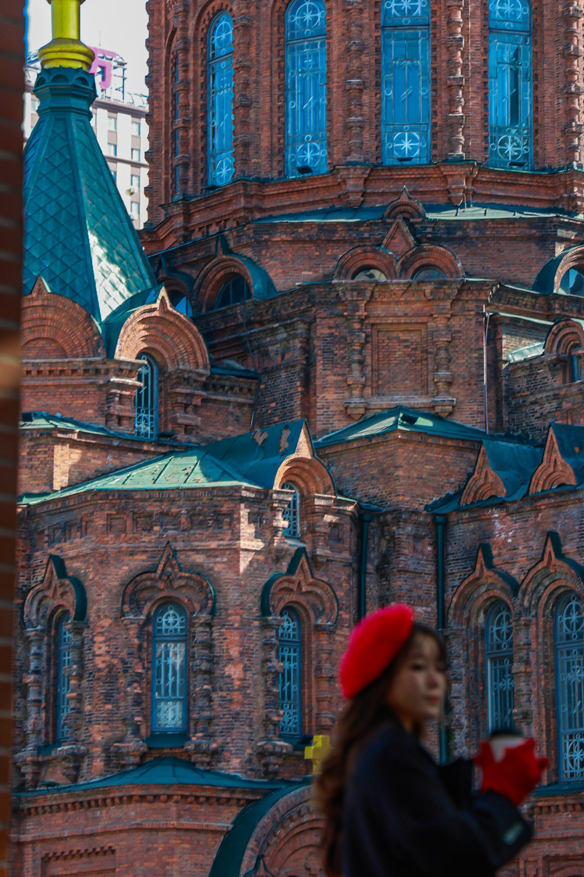 哈尔滨地标76索菲亚教堂拍照姿势