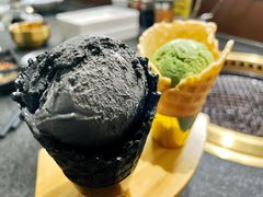 黑芝麻冰淇淋-神户赤童日式烤肉伙伴(东直门店)