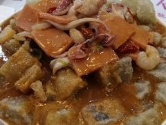 三鲜焖子-友利砂锅居(烟台店)
