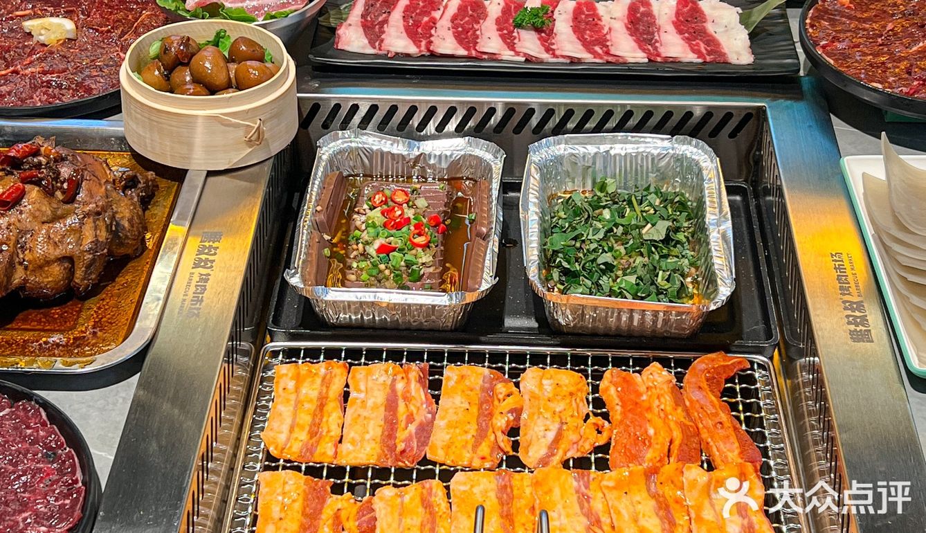 成都郫县一定要吃的集市烤肉‼️好吃还便宜 