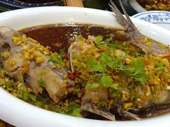 清蒸深海鱼-乔家满族八大碗(流水沟店)