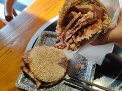 -老天桥酱肉烧饼夹肘子(天桥店)